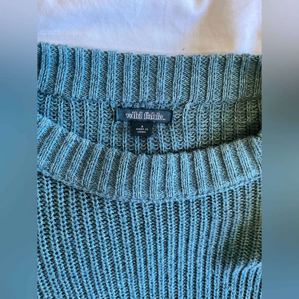 Wild Fable Teal Sweater